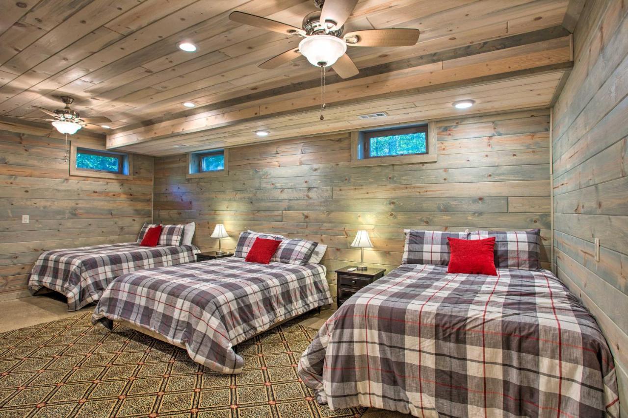 Luxe Broken Bow Cabin Game Room, Fire Pit And Deck! Exterior photo