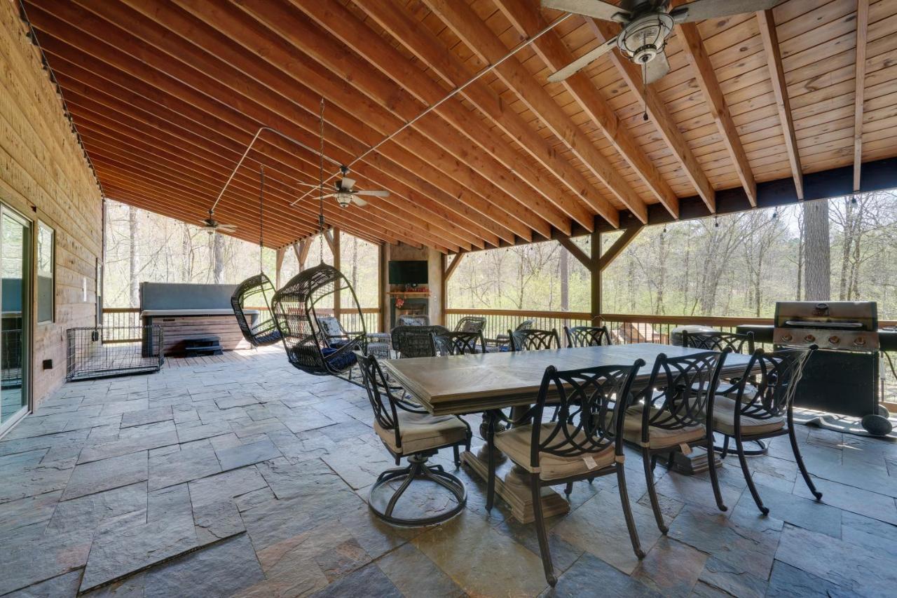 Luxe Broken Bow Cabin Game Room, Fire Pit And Deck! Exterior photo